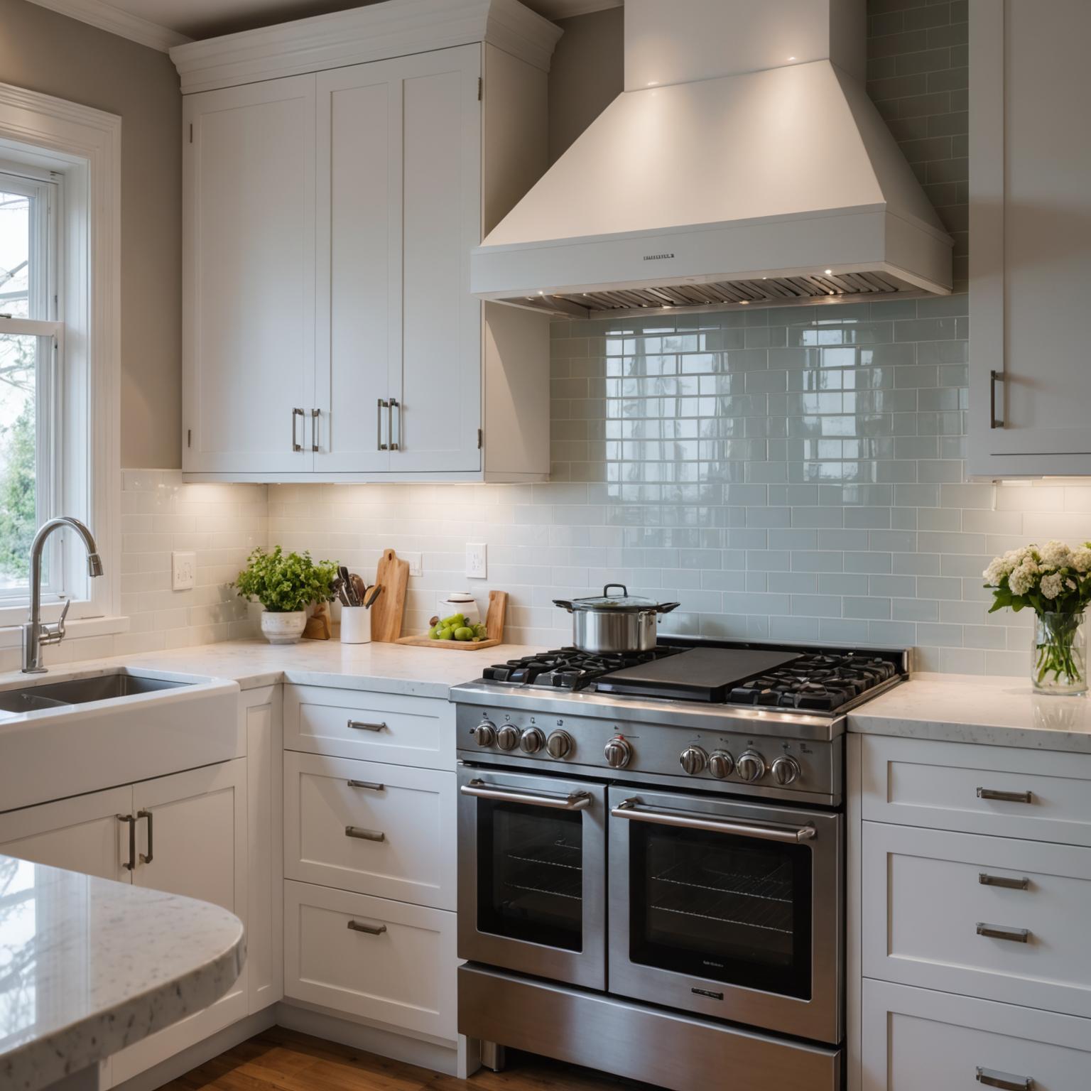 Dapur gas kediaman baru